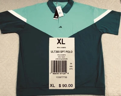 NUEVO POLO DE GOLF ADIDAS ULTIMATE365 TWISTKNIT COLORBLOCK HOMBRE XL (LIGERO) Foto 1 de 4