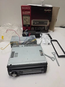 Sony Xplod CDX-GT410U AM FM In-Dash Car CD Player w/ Box Remote Manual Harness - Picture 1 of 11