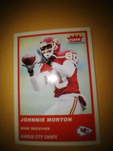 2004 Fleer Tradition Johnnie Morton #207 Kansas City Chiefs - Foto 1 di 2