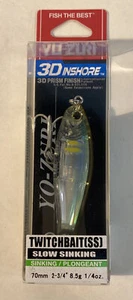 3D Inshore Twitchbait Slow Sinking Lure, Ayu, 70mm/2-3/4 - Bild 1 von 3