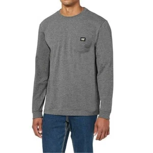 CAT Men’s Long Sleeve Pocket Tee XL X-Large - Picture 1 of 2