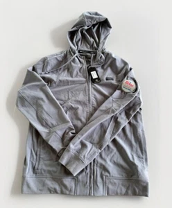 Travis Mathew Mens Wanderlust Coors Light Hoodie Jacket Full Zip Gray NWT Size M - Picture 1 of 8