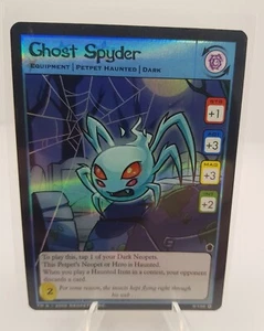 Neopets TCG - Ghost Spyder 9/100 Holo Foil - The Haunted Woods - Picture 1 of 2