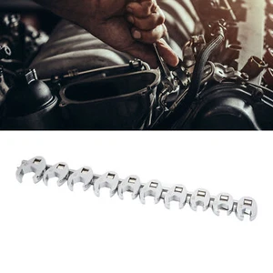 10pcs Crows Foot Wrench Set 10mm to 22mm Sizes Metric Nut Wrench for 3/8in Drive - Picture 1 of 12