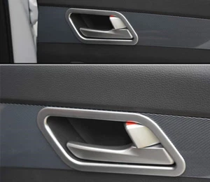 Matte Interior Door Handle Cover For Hyundai Sonata 2015-2019 Highly configured - Picture 1 of 7
