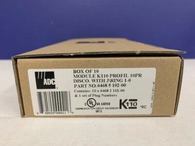 KRONE ADC Module K110 Profil 10PR  6468-5-102-00 PN# 6468-2-102-00 NEW - Image 1 of 4