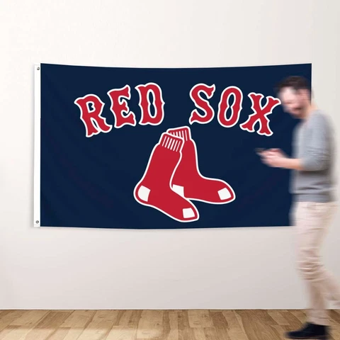 Boston Red Sox Flag 3x5 Ft Banner MLB Baseball Logo Grommets US Seller Cover