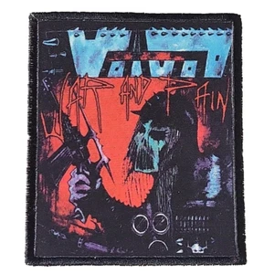 PEQUEÑO PARCHE VOIVOD Guerra y Dolor Impreso Banda Logo - Imagen 1 de 6