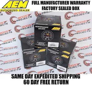 AEM X-Series AFR Wideband UEGO Gauge + Boost Pressure + Oil Pressure Gauge Kit - Bild 1 von 9