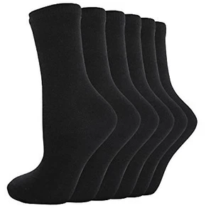 1-24er-Pack 100 % Baumwolle Premium Herren Damen Crew Socken Knöchel Uniform Socken - Bild 1 von 4