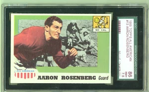 1955 Topps All-American Football #13 Aaron Rosenberg Southern Cal SGC 7.5 NM+ - Picture 1 of 2