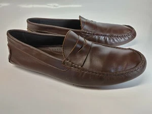 Mocasines de conducción de cuero para hombre Roberto Durville París talla 43 - Imagen 1 de 12