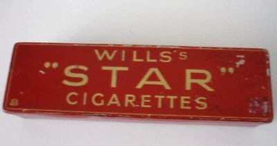 Wills's Star Cigarettes Tin With Full Set Of 28 Small Tin Dominos - Image 1 of 4