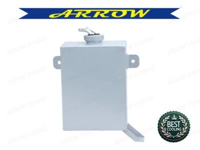 Botella y tapa de refrigerante de tanque de desbordamiento de aluminio para camioneta Nissan D21 Navara 1986-97 Foto 1 de 4