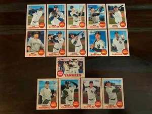 Juego de (15) equipo base Topps Heritage + High 2017 New York Yankees (sin juez) - Imagen 1 de 1