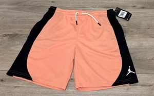 Nike Air Jordan Air Basketball Shorts Size XL Youth Peach/Black - Picture 1 of 3
