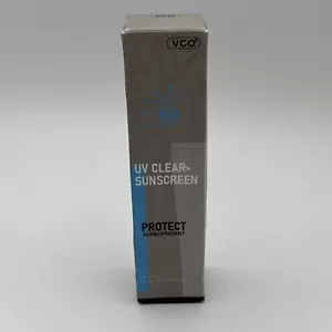 VGO Clear Face Sunscreen SPF 50, Hydrating Sun Essence Face Sunscreen Leaves No - Picture 1 of 8
