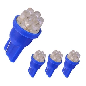 4 X 7 LED HID BLUE 501 T10 W5W SIDELIGHT / NUMBER PLATE / INTERIOR BULBS - Picture 1 of 5