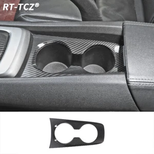 Car Water Cup Holder Panel Trim Cover For Chevrolet Camaro 2010-15 Carbon Fiber - Picture 1 of 9