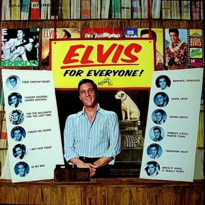 ELVIS PRESLEY "ELVIS FOR EVERYONE!" PREMIUM QUALITY USED LP (NM/EX) - Picture 1 of 2