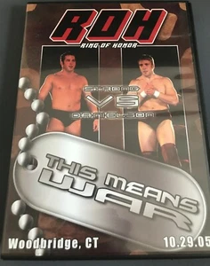 ROH This Means War 2005 DVD Ring Of Honor WWE AEW NXT TNA PWG ECW WCW - Picture 1 of 2