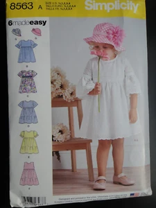 Simplicity pattern 1450 Child's dress, top, panties, cut complete, sizes 1/2-4 - Picture 1 of 2