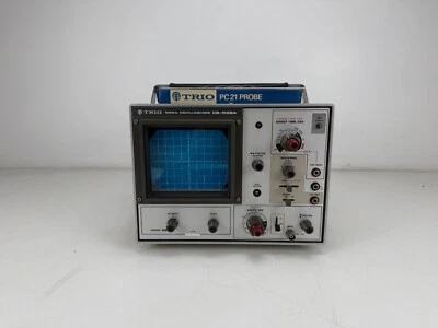 Trio CS-1559A 10MHz Oscilloscope With Trio PC21 Probe - In Box - Image 1 of 4