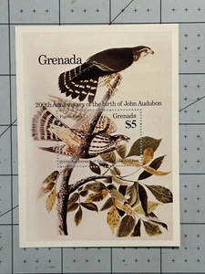 Grenada Stamps 1985 Birds - 200th Anniv of the Birth of John J. Audubon MNH SS - Picture 1 of 1