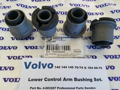 Volvo 142 - 144 - 145 -70-74 164S 69-75 - Juego de bujes brazo de control inferior delantero Foto 1 de 4