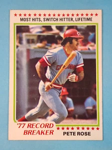 1978 Topps "Record Breaker" Pete Rose Cincinnati Reds #5 EX-NM+ ⚾ - Picture 1 of 8
