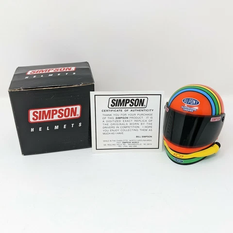 Simpson 1/4 Scale Helmet Jeff Gordon #24 Limited First Edition Dupont Mini Cover
