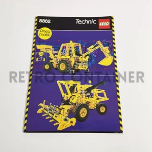 Lego Vintage Anleitung Instructions Set 8862 - Technic Bagger (1989) - Bild 1 von 1