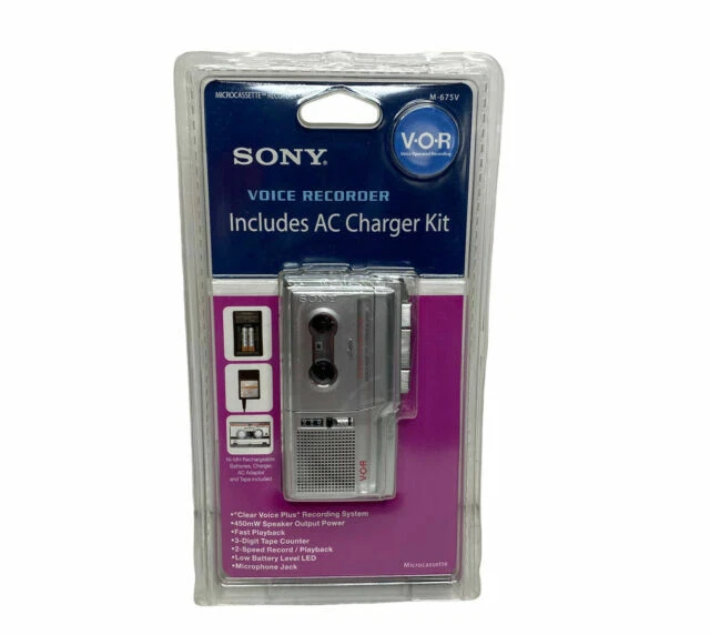 Sony M-670V Microcassette Voice Recorder