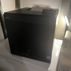 Dell 2130cn Color Laser Network Printer Excellent Condition With Toner Low 8498 - Picture 1 of 16