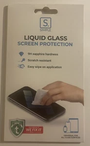 Neue einfache Universal Flüssigglas abwischbare Displayschutzfolie - klar. Made In Japan! - Bild 1 von 2