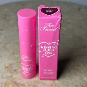 New Too Faced Kissing Juicy Tint Lip Tint Grape Soda - Picture 1 of 2