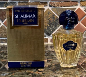 Vintage Shalimar Guerlain Paris Parfum Natural Spray - Picture 1 of 16