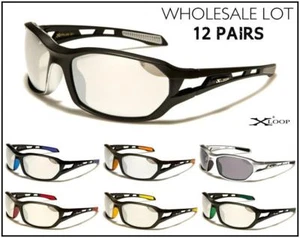 LOTE AL POR MAYOR Hombres PREMIUM Ciclismo Pesca Deporte Envolviendo GAFAS DE SOL 12 Pares - Imagen 1 de 8