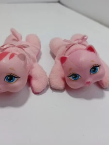 2 Kitty Surprise Replacement Pink  Kittens 4" Baby Stuffed Animal - Picture 1 of 6