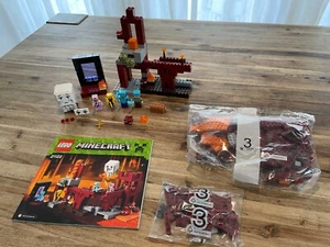LEGO MINECRAFT: Die Netherfestung (21122) Originalverpackt + BA und Figuren - Bild 1 von 3