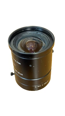 Kowa LM4NCM 4.4mm F1.6 Manual Iris C-Mount Lens - Black - Image 1 of 3