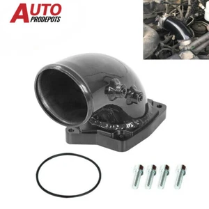 For 2003-07 Ford F250 F350 F450 6.0L Powerstroke Diesel Intake Elbow Pipe Black - Picture 1 of 9