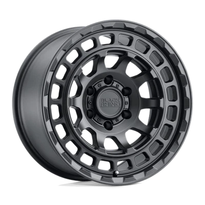 17X8.5 Black Rhino CHAMBER 5X5.0 -18MM MATTE BLACK (4) - Image 1 of 4