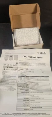 Veris CW2XP2A : Wall CO2/Humidity/Temperature Sensor 24 VAC, BACnet/Modbus (IND) - Image 1 of 4