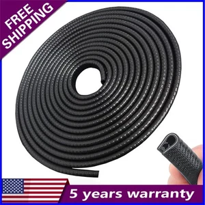 20ft U-Shape Car Door Edge Guard Molding Trim Rubber Edge Strip Seal Protector - Picture 1 of 10