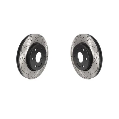 Front Drilled Brake Rotors Set for GMC Sierra 1500 Yukon 2019-2024 oeNL - Image 1 of 4