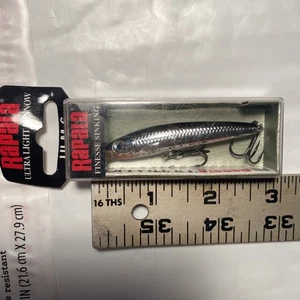 Rapala Finland ULTRA LIGHT ULM6, 2-1/2", 1/8oz Chrome JERKBAITS - Bild 1 von 8