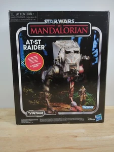 Star Wars Vintage Collection The Mandalorian AT-ST Raider Vehicle w/ Figure New - Picture 1 of 6