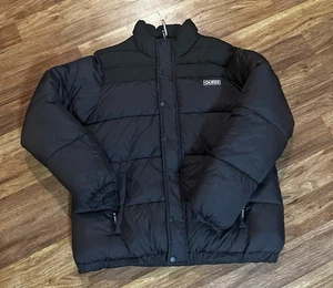 Men's Black Guess Pufffer Jacket - Picture 1 of 13