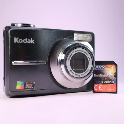 Kodak Digital Camera EasyShare C613 6.0MP Black Tested - Image 1 of 4